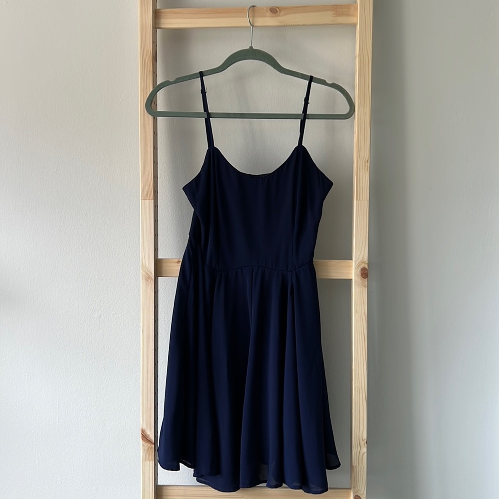 She + Sky blue dress